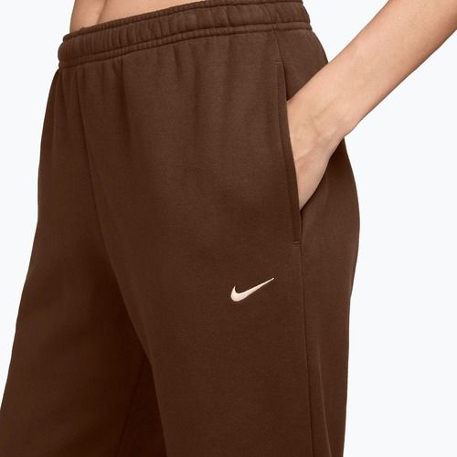 Pantaloni da donna Nike Studio Fleece cacao wow/sail