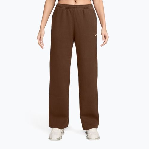 Pantaloni da donna Nike Studio Fleece cacao wow/sail