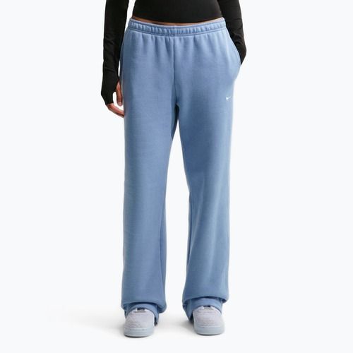 Pantaloni da donna Nike Studio Fleece work blue/sail