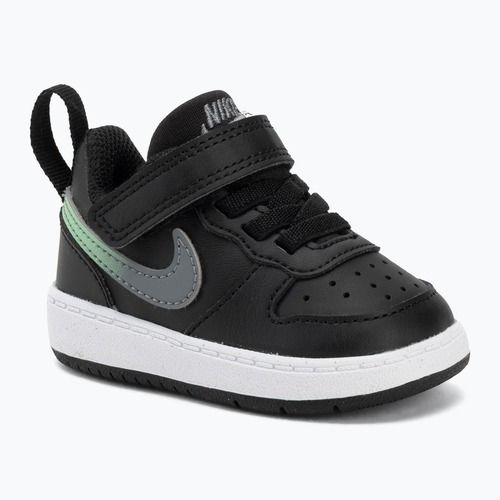 Scarpe per bambini Nike Court Borough Low black/smoke grey/white/illusion green