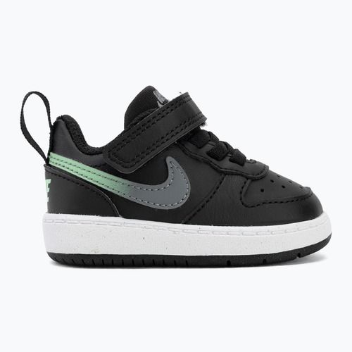 Scarpe per bambini Nike Court Borough Low black/smoke grey/white/illusion green