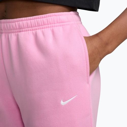 Pantaloni per bambini Nike Sportswear Studio pink rise/white