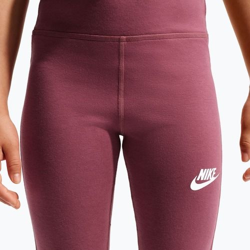 Leggings per bambini Nike Sportswear Classic pink smoke/white