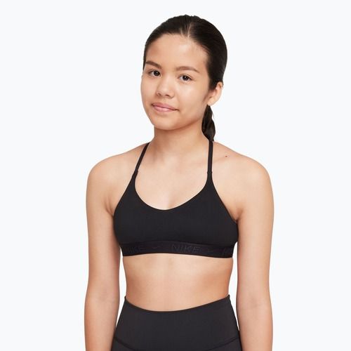 Reggiseno da bambina Nike Indy black/black