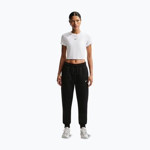 Maglietta da donna Nike Sportswear Chill Knit white/black