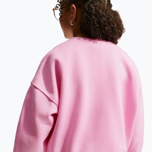 Felpa bambini Nike Sportswear Studio pink rise/white