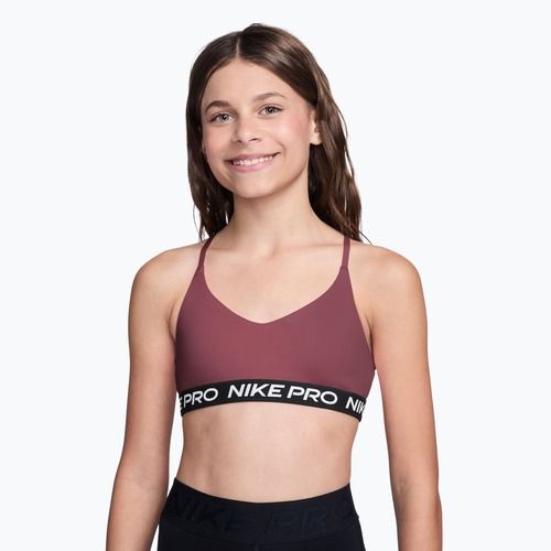 Reggiseno da bambina Nike Pro Pink Smoke