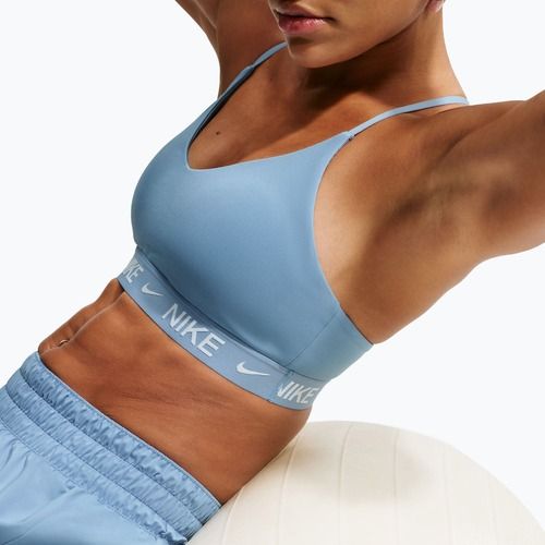 Reggiseno sportivo Nike Indy Light Support work blue