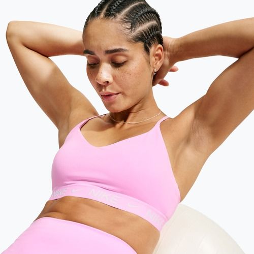 Reggiseno sportivo Nike Indy Light Support pink rise