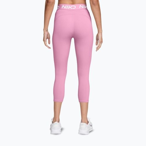 Leggings da donna Nike Pro pink rise/white