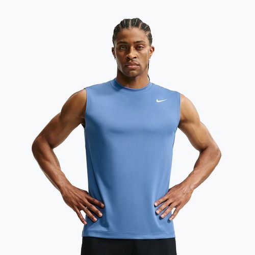 Maglia training da uomo Nike Dri-FIT Sleeveless Training Top indigo storm/white