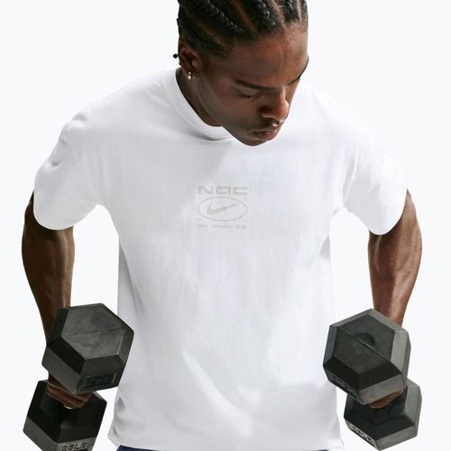 Maglia training da uomo Nike N.A.C. white/ight smoke grey
