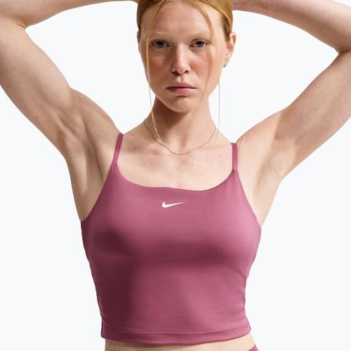Maglia da allenamento donna Nike One pink smoke