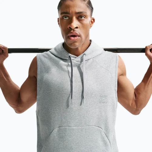 Felpa da allenamento uomo Nike N.A.C. light smoke grey/htr/light smoke grey