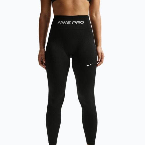 Leggings da donna Nike Pro Seamless black/white