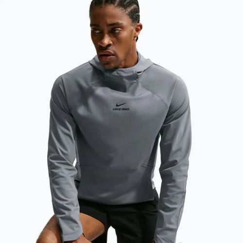 Felpa da allenamento uomo Nike Pro smoke grey/black