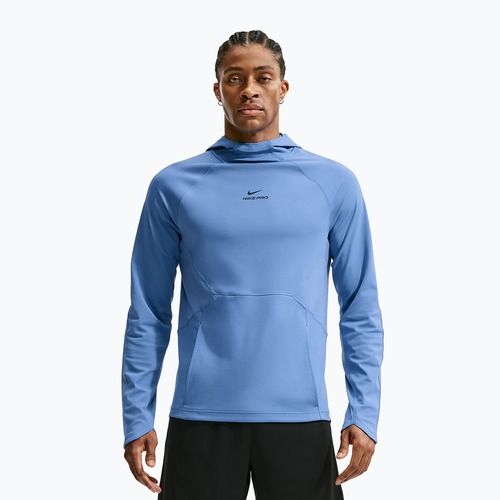 Felpa da allenamento uomo Nike Pro Indigo Storm/Black