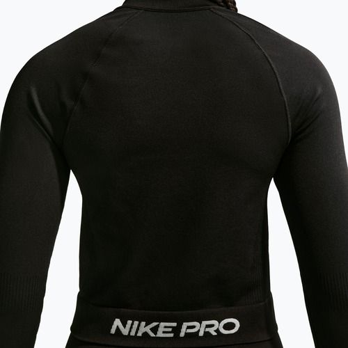 Felpa da allenamento donna Nike Pro Seamless black/white