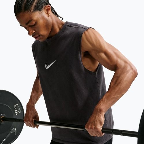 Maglia training da uomo Nike Sleeveless T-Shirt black/white