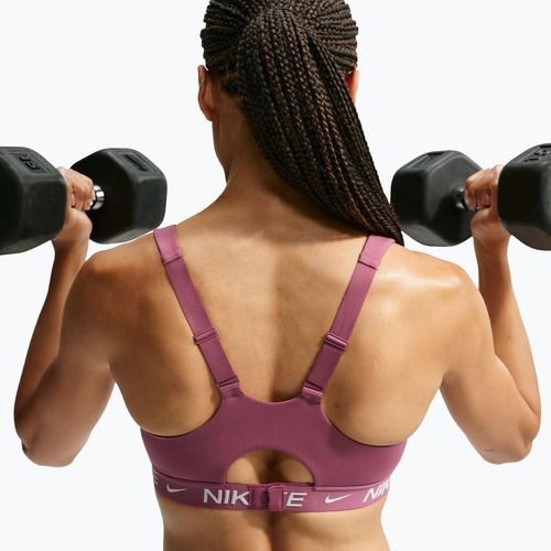 Reggiseno sportivo Nike Indy High Support pink smoke