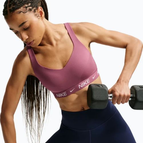 Reggiseno sportivo Nike Indy High Support pink smoke