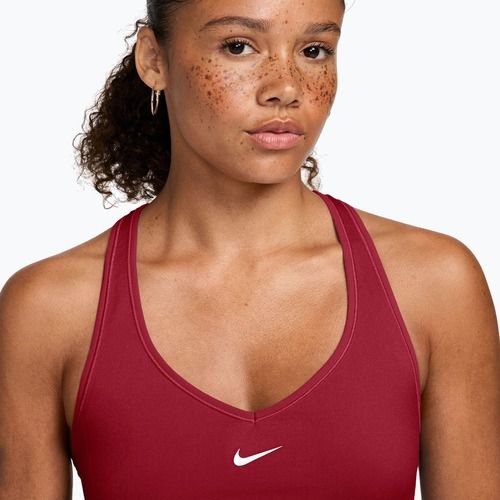 Top da allenamento Nike Pro Seamless tough red/white