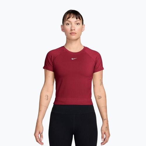 Maglia da allenamento donna Nike Pro Seamless tough red/white