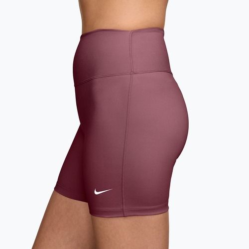 Pantaloncini da allenamento da donna Nike One pink smoke/white