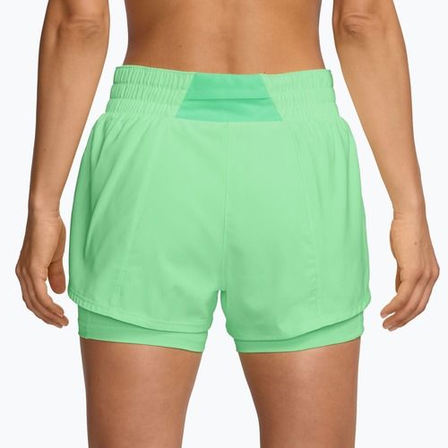 Pantaloncini da allenamento da donna Nike One cucumber calm/white