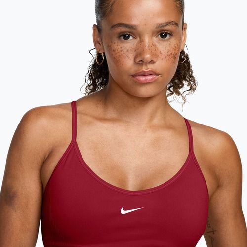 Reggiseno sportivo Nike Pro Seamless tough red/white