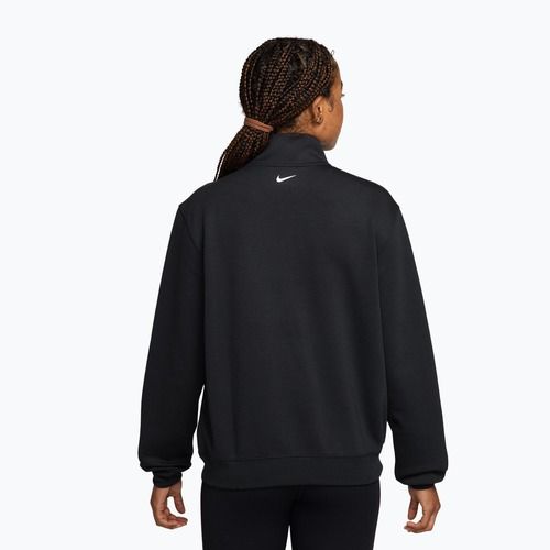 Felpa da allenamento donna Nike Studio Fleece Sport black/university red/white
