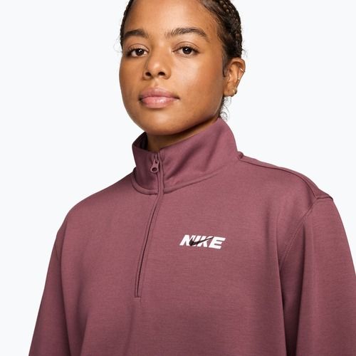 Felpa da allenamento donna Nike Studio Fleece Sport pink smoke/mystic dates/white