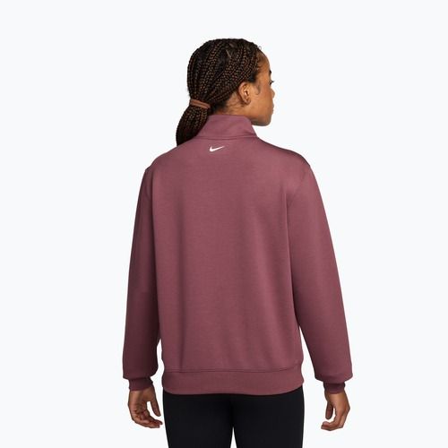 Felpa da allenamento donna Nike Studio Fleece Sport pink smoke/mystic dates/white