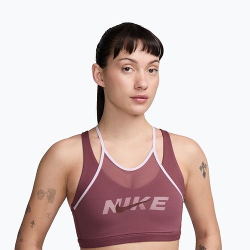 Reggiseno sportivo Nike One pink smoke/bleached lilac/mystic dates
