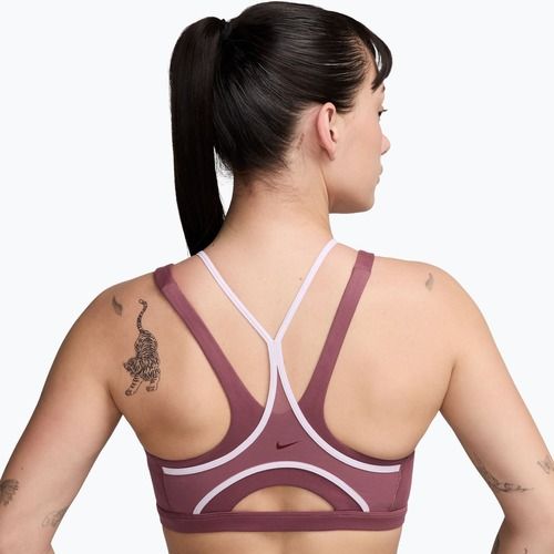 Reggiseno sportivo Nike One pink smoke/bleached lilac/mystic dates