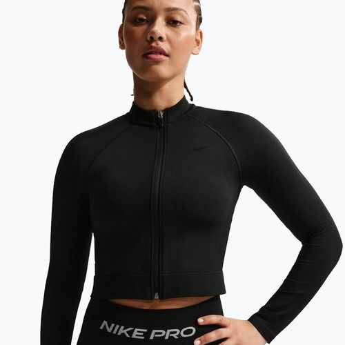 Felpa da allenamento donna Nike Pro Seamless black