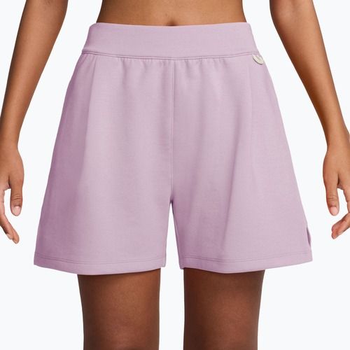 Pantaloncini da allenamento da donna Nike 24.7 ImpossiblySoft bleached lilac/platinum violet