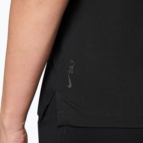 Maglia da allenamento donna Nike 24.7 ImpossiblySoft Light black/dark smoke grey