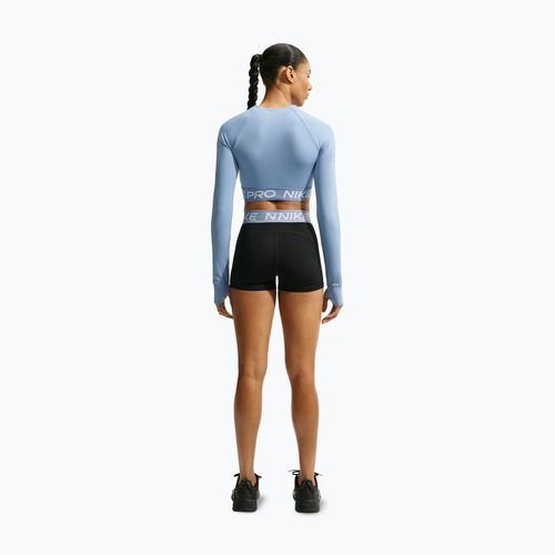 Longsleeve da donna Nike Pro work blue/white