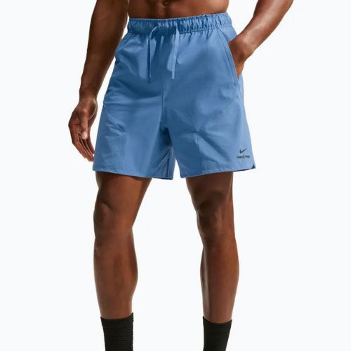 Pantaloncini da allenamento uomo Nike Pro Training indigo storm/indigo storm/black