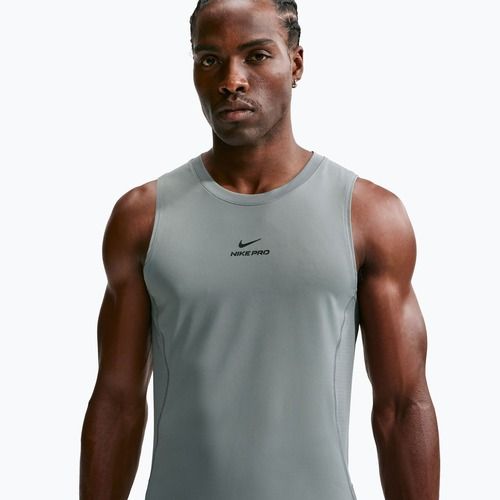 Maglia training da uomo Nike Pro smoke grey/black
