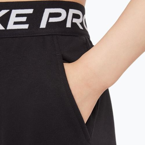 Pantaloni per bambini Nike Pro Fleece black/black/black/white