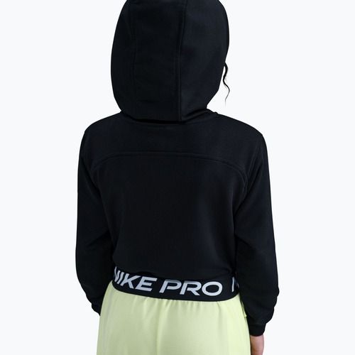 Felpa bambini Nike Pro Fleece black/black/black/white