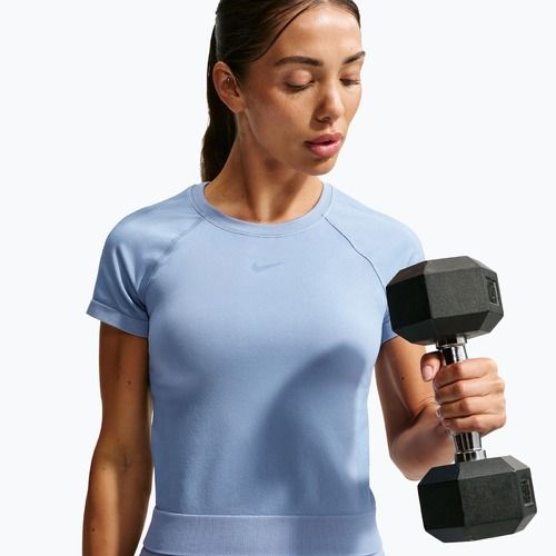 Maglia da allenamento donna Nike Pro Seamless work blue