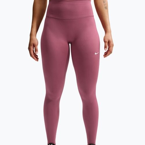 Leggings da donna Nike One Seamless Front pink smoke/white