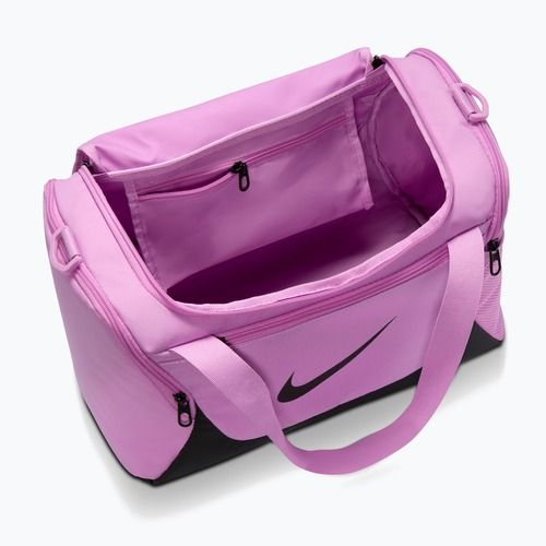 Borsa da allenamento Nike Brasilia Duffel Extra Small 24 l light magenta/black/black