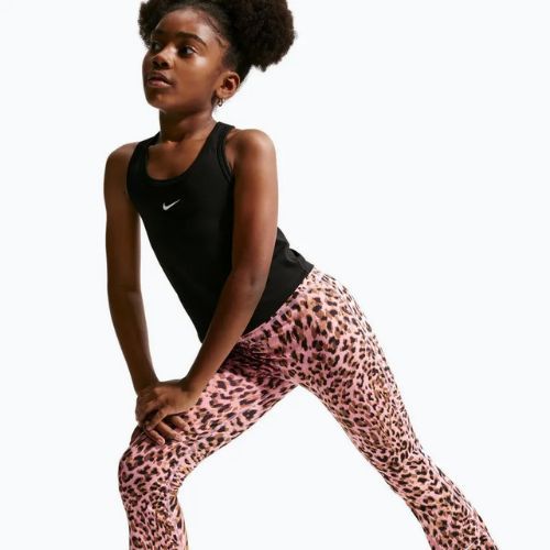Pantaloni per bambini Nike One pink rise/white