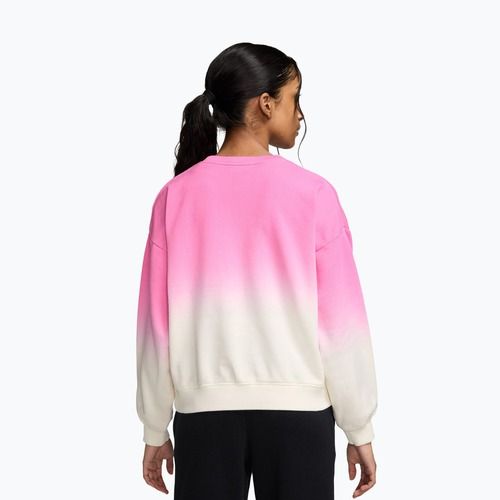 Felpa bambini Nike Sportswear Studio sail/playful pink/white