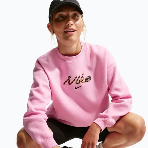 Felpa bambini Nike Sportswear Studio pink rise