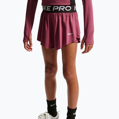 Pantaloncini bambini Nike Pro pink smoke/black/white